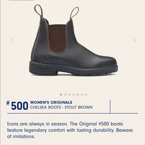 blundstone 500 women’s chelsea boot